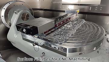 Acabamentos de Superfície para Usinagem CNC