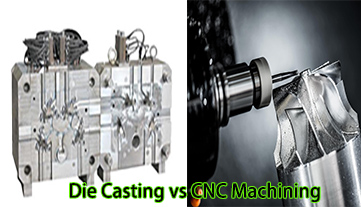 Fundição sob pressão vs. Usinagem CNC