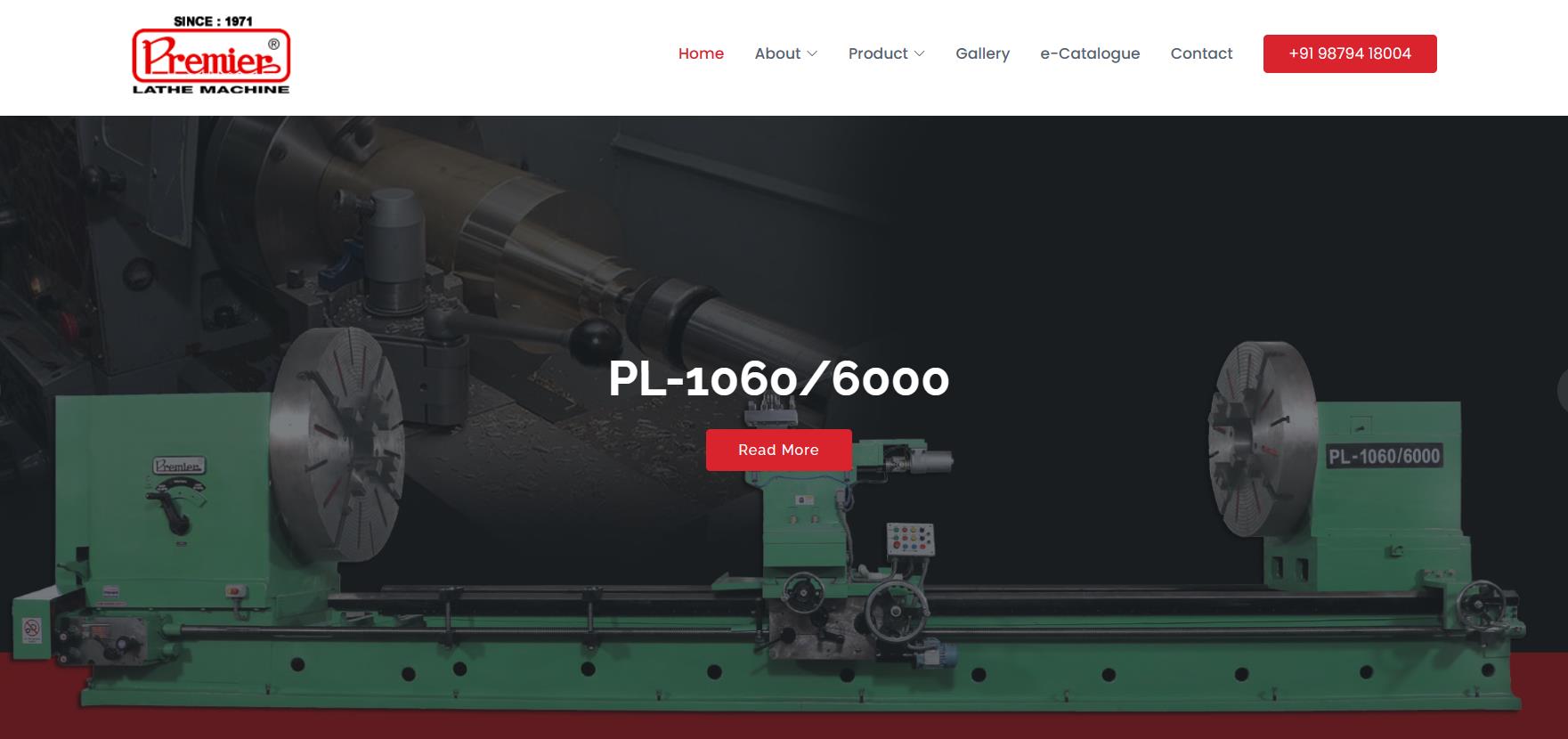 Premier Lathe Manufacturing Company Premier Lathe Manufacturing Company